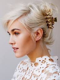 9 Understated But Stunning Hairstyles For Wedding Guests Clip Hairstyles French Twist Hair Braids For Short Hair