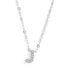 Women S Nadri Initial Pendant Necklace 262170 Pyg Liked On Polyvore Featuring Jewelry Necklaces J Letter Pendant Necklace Initial Pendant Initial Jewelry
