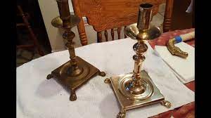 Where traditional meets modern, brass candle holders fuse elements of the past and incorporate them into contemporary homes. Cleaning Polishing Brass Shabbat Candle Holders Youtube