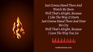 Lyricslove the way you lie. Love The Way You Lie Lyrics Eminem Ft Rihanna Noah S Digest