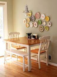Plate Wall Small Dining Room Table Dining Room Small Small Dining Room Decor