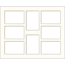 Passe Partout 40x50 Cm Blanc Casse Brio Blanc Casse Blanc Cadre Photo
