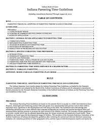 Visit howstuffworks to learn how parents can make time for themselves. 2013 Indiana Parenting Time Guidelines Fill Online Printable Fillable Blank Pdffiller
