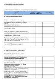 Explore how a project implementation plan can improve your proposal process by organizing the people and tasks involved. 43 Step By Step Implementation Plan Templates á… Templatelab