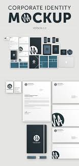 23 Free Sets Of Branding Identity Mockup Templates Psd To Present Your Company In A Modern Way Branding Identity Mockup Graphic Design Mockup Corporate Identity Design