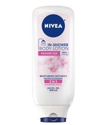 These Moisturizing In Shower Treatments Leave Your Skin Oh So Soft Shower Lotion Body Lotion Nivea