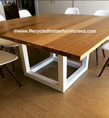 Recycled Messmate Industrial Dining Table Made By Www Recycledtimberfurnitureoz Com Square Dining Tables Small Square Dining Table Dining Table With Leaf