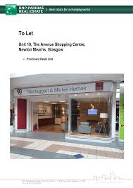 Cf finance acquisition corp ii. Unit 10 The Avenue Shopping Centre Newton Mearns