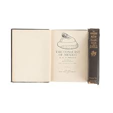 Prescott, W. H. The Conquest of Mexico. New York: Henry Holt and Company,  1922. Ilustrado por Keith Henderson. Tomos I-II. Pzs: 2. sold at auction