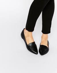 Aldo Bazovica Black Leather Flat Ballerina Shoes At Asos Com Black Leather Flats Womens Flat Shoes Ballet Ballerina Shoes