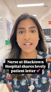 Nurse at Blacktown Hospital shares beautiful feedback. #wslhd  #blacktownhospital