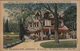 The card empire • 122 pins. Avalon Hotel Apartments Hot Springs Ar Postcard