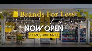 You'll be able to buy the $100 bag at. Brands For Less Mushrif Mall Opening Youtube