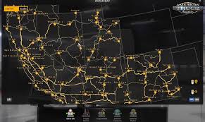 Simulation games have been in the hot video game industry for a long time and have gained a lot of fans. All Garages And Dealers In Map Dlc V0 1 1 36 X Ats Mods American Truck Simulator Mods Ats Trucks Maps