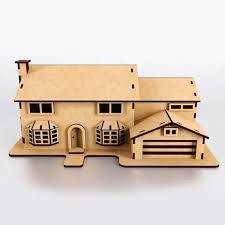 Mydownloads Simpsons House Small Wooden House Laser Cutter Projects Diy Projects Etsy