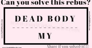 If you are a solver, these techniques can help improve your skills. Picture Rebus Puzzle With Answer