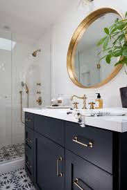 Wont Let Me Pin From Houzz But Saved To Idea Book There Dark Blue Cabinets A Bathroom Inspiration Bathroom Design House Bathroom
