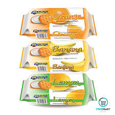 The biscuits factory was founded in alor gajah, malacca, in 1981 and led by su chin hock ev. Julie S Flavoured Cream Sandwich 100g Lemon Banana Orange Shopee Malaysia