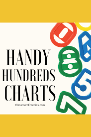 You can have this chart at home or math classroom ready to use. Handy Hundreds Charts Classroom Freebies