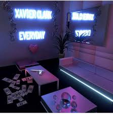 Black And Purple Room Aesthetic Pin By Mary Cicio On Sanal Neon Decor Neon Room Black Light Room