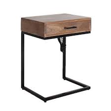 Works great as an end table, laptop table, snack table or coffee table while simultaneously being a stylish home decor piece. Global Caravan Khilana 1 Drawer End Table With Usb Ports In Black Bed Bath Beyond