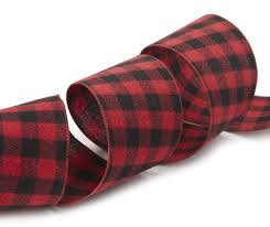 Winter Wonder Lane Buffalo Check Plaid Fabric Ribbon Big Lots In 2020 Buffalo Check Plaid Plaid Fabric Fabric Ribbon