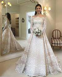 Gorgeous A Line Off The Shoulder Lace Wedding Dress With Long Sleeves Wd2089 Wedding Dresses Wedding Dresses Lace Wedding Dress Inspiration