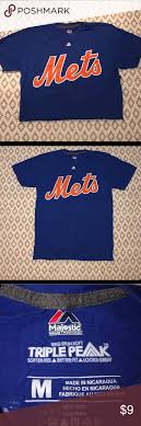 Men S Mets T Shirt Great Condition Last Photo Is The Back Of T Shirt Majestic Shirts Tees Short Sleeve Mets T Shirt Majestic Shirts Shirts