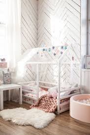 Toddler Bed Kids Teepee Diy Playhouse Frame Bed Or Montessori Bed With Slats In 2020 House Frame Bed Nursery Crib Kids Bed Frames
