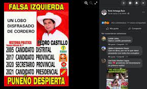 Sebastian castaneda/reuters e alessandro cinque/reuters. Es Falso Que Pedro Castillo Haya Sido Candidato De Fuerza Popular O Secretario Provincial De Frente Amplio