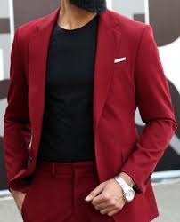 Pin On Burgundy Red Suits Tuxedos And Sportcoats 2018 2019