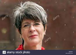 Es wäre auch für diejenigen geeignet, die für die. Frau 50 Mit Kurzen Grauen Haaren Und Brille Portrat Stockfotografie Alamy