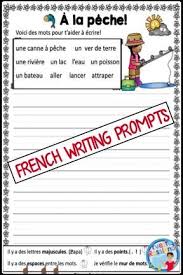 These French Writing Prompts Are No Prep And Perfect For Spring Writing Activities Including Writing Centers O Word Bank Spring Writing Prompts Writing Prompts