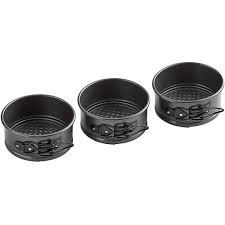 Adjusting recipes for springform pan substitutes. Wilton Non Stick Mini Springform Pans 3 Set