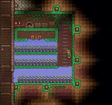 Place a bottle, pink vase, or mug on a wooden table, work bench, wood p. A Basic Potion Farm Guide Terrarian Amino