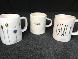 But you've probably thought that these mugs, serving platters, bowls, and other kitchenware. Newly Purchased August 2018 Rae Dunn Ceramic Coffee Mugs From Marshall S