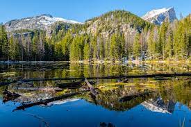 Seasonally, our services include spring cleanups, fall cleanups, and snow removal. Rocky Mountains Colorado Landscape Wallpaper Wall Mural