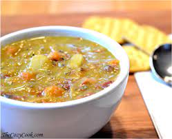 Mom S Best Ever Split Pea Soup The Cozy Cook Recipes Split Pea Soup Recipe Soup Recipes