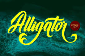 Download free handwritten fonts for commercial and personal use. Alligator Font By Musafir Lab Creative Fabrica In 2020 Vintage Fonts Script Fonts Fancy Fonts