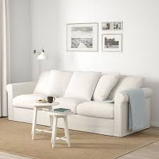 Gronlid Sofa Inseros White Ikea In 2020 Ikea Sofa Reviews Deep Seat Cushions Ikea Sofa