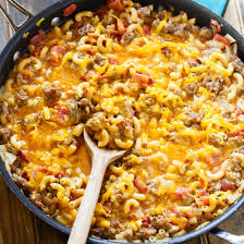stovetop sausage mac and cheese y