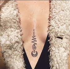 Half Moon Unalome Tattoo Unalome Tattoo Trendy Tattoos Tattoos