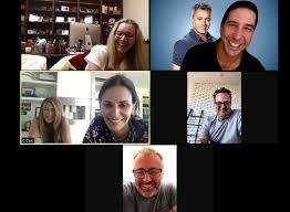 Taking to instagram, david dropped the pictures of. David Schwimmer Shares Photo Of Cast Huddle From Friends Reunion People Com