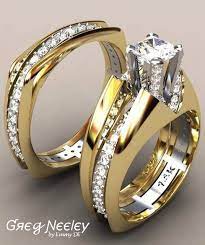 Engagement Ring Multi Stone For Bride And Groom Jewelry Rings Sapphire Wedding Rings Wedding Jewelry Sets