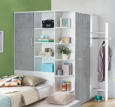 Hochbett etagenbett bett kleiderschrank schreibtisch 90x200cm weiß von bett schrank schreibtisch kombination bild. Begehbarer Eck Kleiderschrank Mit Beleuchtung Porvenir