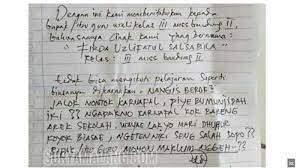 Dengan hormat, saya yang bertanda tangan dibawah ini: Orangtua Siswa Tulis Surat Izin Tak Masuk Sekolah Untuk Anaknya Alasannya Unik Dan Tak Lazim Tribun Jakarta