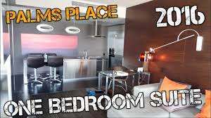 Our unit is a luxury one bedroom corner suite (not a studio), 1220 square feet, 1br 1½ bath with 9' ceilings. Las Vegas I Palms Place One Bedroom Suite Tour Youtube