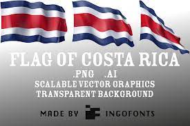 Flag Of Costa Rica Graphic By Ingofonts Creative Fabrica