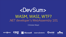 WASM, WASI, WTF? - .NET developer's WebAssembly 101 - Speaker Deck