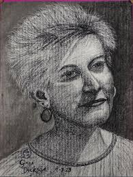 The Pretentious Cleveland Portrait Artists drawing Karena Knapp at Artful  Cleveland. 4-7-23 — The Pretentious Cleveland Portrait Artists.